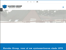 Tablet Screenshot of havebo.nl